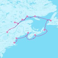 Insignia September 24, 2025 itinerary map