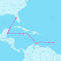 Insignia February 22, 2026 itinerary map