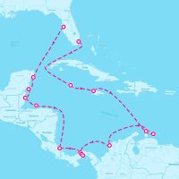 Insignia March 25, 2026 itinerary map