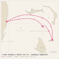 Jewel of the Seas July 12, 2027 itinerary map