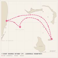 Jewel of the Seas August 6, 2027 itinerary map