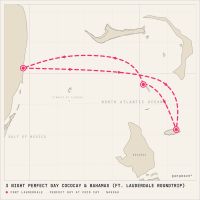 Jewel of the Seas August 20, 2027 itinerary map