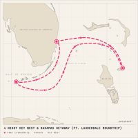 Jewel of the Seas December 13, 2027 itinerary map