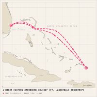Jewel of the Seas December 30, 2027 itinerary map
