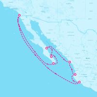 MS Koningsdam December 10, 2024 itinerary map