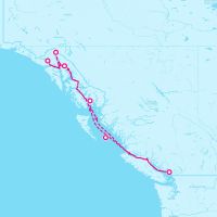 MS Koningsdam May 3, 2025 itinerary map