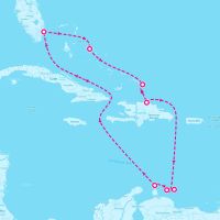 MS Koningsdam November 29, 2025 itinerary map