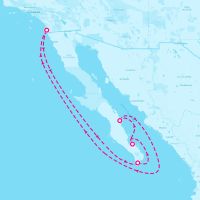 MS Koningsdam November 21, 2026 itinerary map