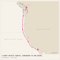 MS Koningsdam October 19, 2027 itinerary map