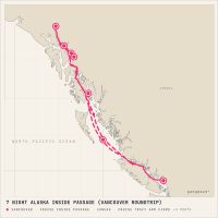 MS Koningsdam May 13, 2028 itinerary map