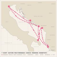 MSC Armonia April 30, 2028 itinerary map