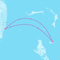 MSC Divina March 1, 2024 itinerary map