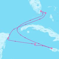 MSC Divina March 31, 2024 itinerary map