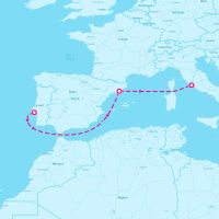 MSC Divina May 6, 2024 itinerary map