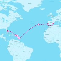 MSC Divina November 5, 2024 itinerary map