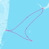 MSC Divina January 31, 2025 itinerary map