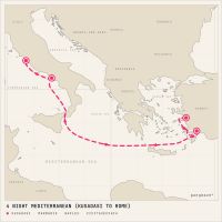 MSC Divina October 26, 2026 itinerary map