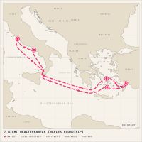 MSC Divina May 13, 2027 itinerary map