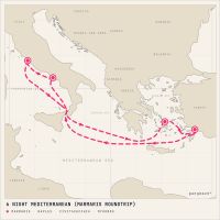 MSC Divina June 29, 2027 itinerary map