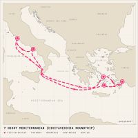 MSC Divina July 16, 2027 itinerary map