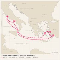 MSC Divina September 2, 2027 itinerary map