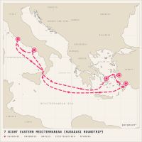 MSC Divina September 6, 2027 itinerary map