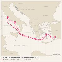 MSC Divina October 4, 2027 itinerary map