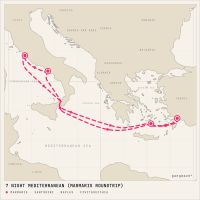 MSC Divina October 11, 2027 itinerary map