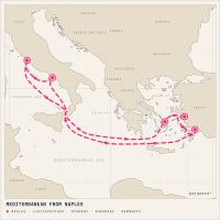 MSC Divina October 28, 2027 itinerary map