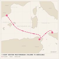 MSC Euribia April 7, 2027 itinerary map