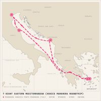 MSC Lirica July 3, 2027 itinerary map