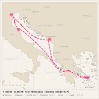 MSC Lirica September 10, 2027 itinerary map