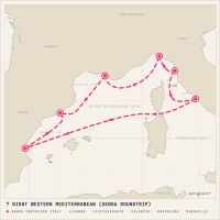 MSC Lirica December 28, 2027 itinerary map