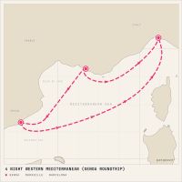 MSC Magnifica October 25, 2026 itinerary map