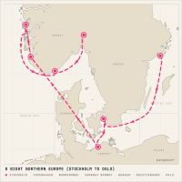 MSC Magnifica July 29, 2027 itinerary map