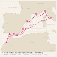 MSC Magnifica November 17, 2027 itinerary map