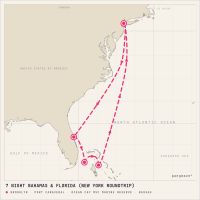 MSC Meraviglia February 21, 2027 itinerary map