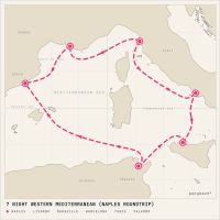 MSC Meraviglia July 24, 2027 itinerary map