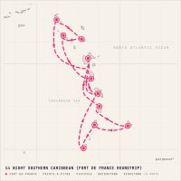 MSC Meraviglia December 11, 2027 itinerary map