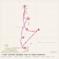 MSC Meraviglia December 25, 2027 itinerary map