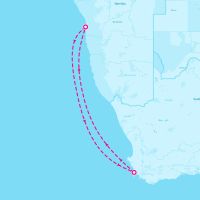 MSC Musica March 12, 2025 itinerary map