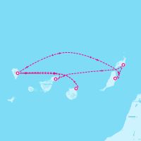 MSC Musica November 14, 2025 itinerary map