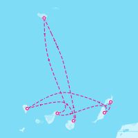 MSC Musica February 28, 2026 itinerary map