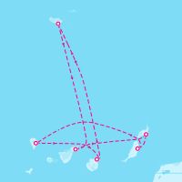 MSC Musica April 6, 2026 itinerary map