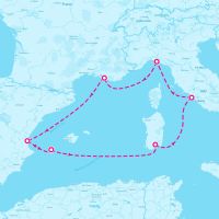 MSC Musica May 11, 2026 itinerary map