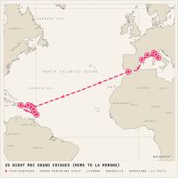 MSC Opera October 29, 2026 itinerary map