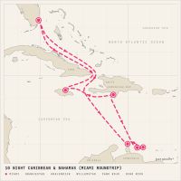 MSC Poesia February 24, 2028 itinerary map