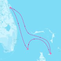 MSC Seashore September 10, 2026 itinerary map