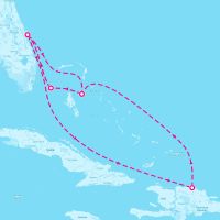 MSC Seashore December 27, 2026 itinerary map