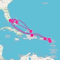 MSC Seashore January 15, 2028 itinerary map